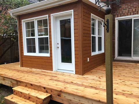 Construction de terrasse